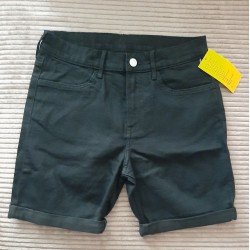 Jongensshort zwarte jeans