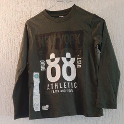 Boys sweater dark green