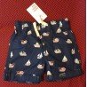 Boys Shirt dark blue with sailboats