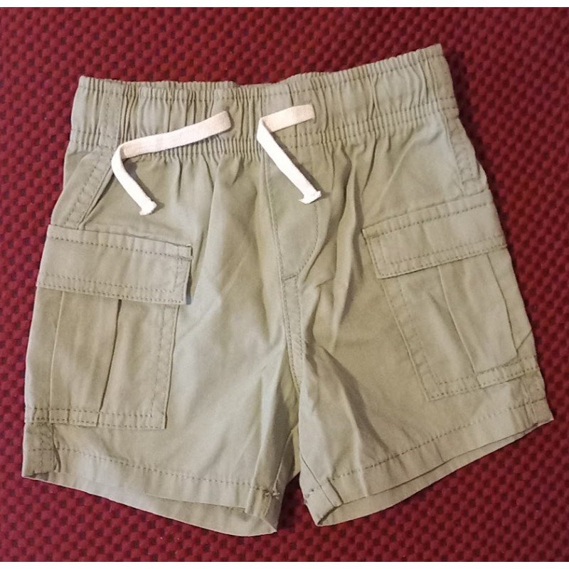 Boys Short khaki green