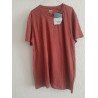 Heren T-shirt effen bordeaux