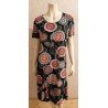 Ladies dress with circle patterns