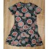 Ladies dress with circle patterns