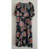 Ladies dress with circle patterns