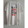 Dames t-shirt BE A HERO FOR PLANET EARTH