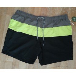 Heren Short gekleurd groen/zwart