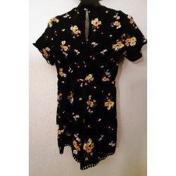 Damesromper/ Jumpsuit gele bloemen