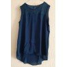 Blouse donkerblauw