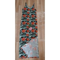 Ladies dress with red flowers