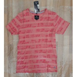 Heren T-shirt roze/rood