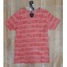 Heren T-shirt roze/rood