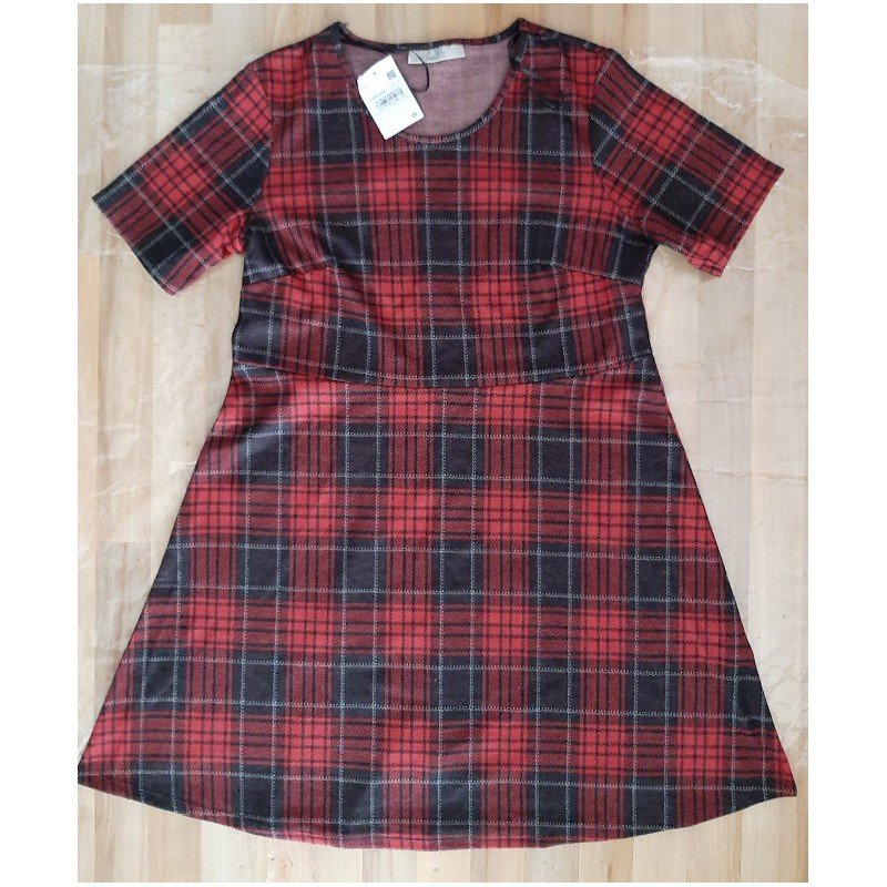 Ladies dress checkered