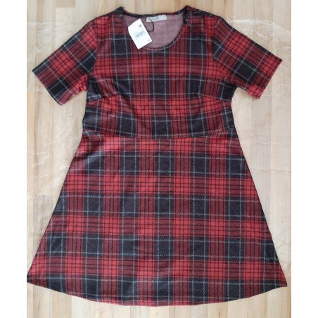 Ladies dress checkered