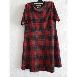 Ladies dress checkered