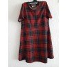 Ladies dress checkered