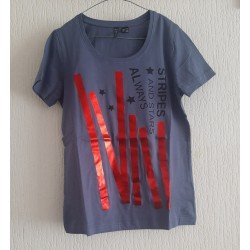 Ladies T-shirt Stripes and...