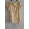 Blouse yellow / white striped