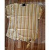 Blouse yellow / white striped