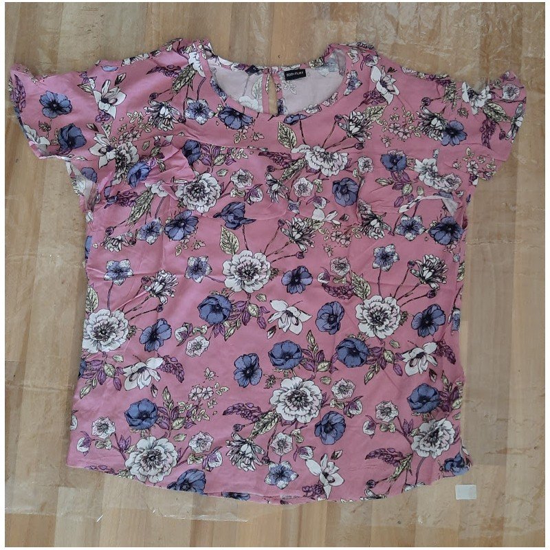 Blouse pink floral