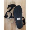 Women's shoe - Black sandal with buckles